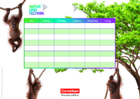 Stundenplan - Äffchen