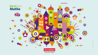 Hintergrund Dreifach Mathe Stadt