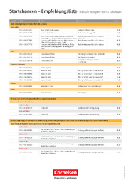 Bestellliste Lernmaterial Grundschule