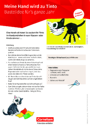 Bastelidee für das ganze Jahr: Meine Hand wird zu Tinto