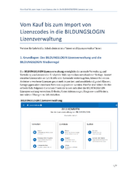 Bildungslogin Cornelsen Hinweise