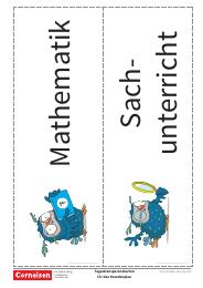 Zahlenzauber Tagestransparenzkarten