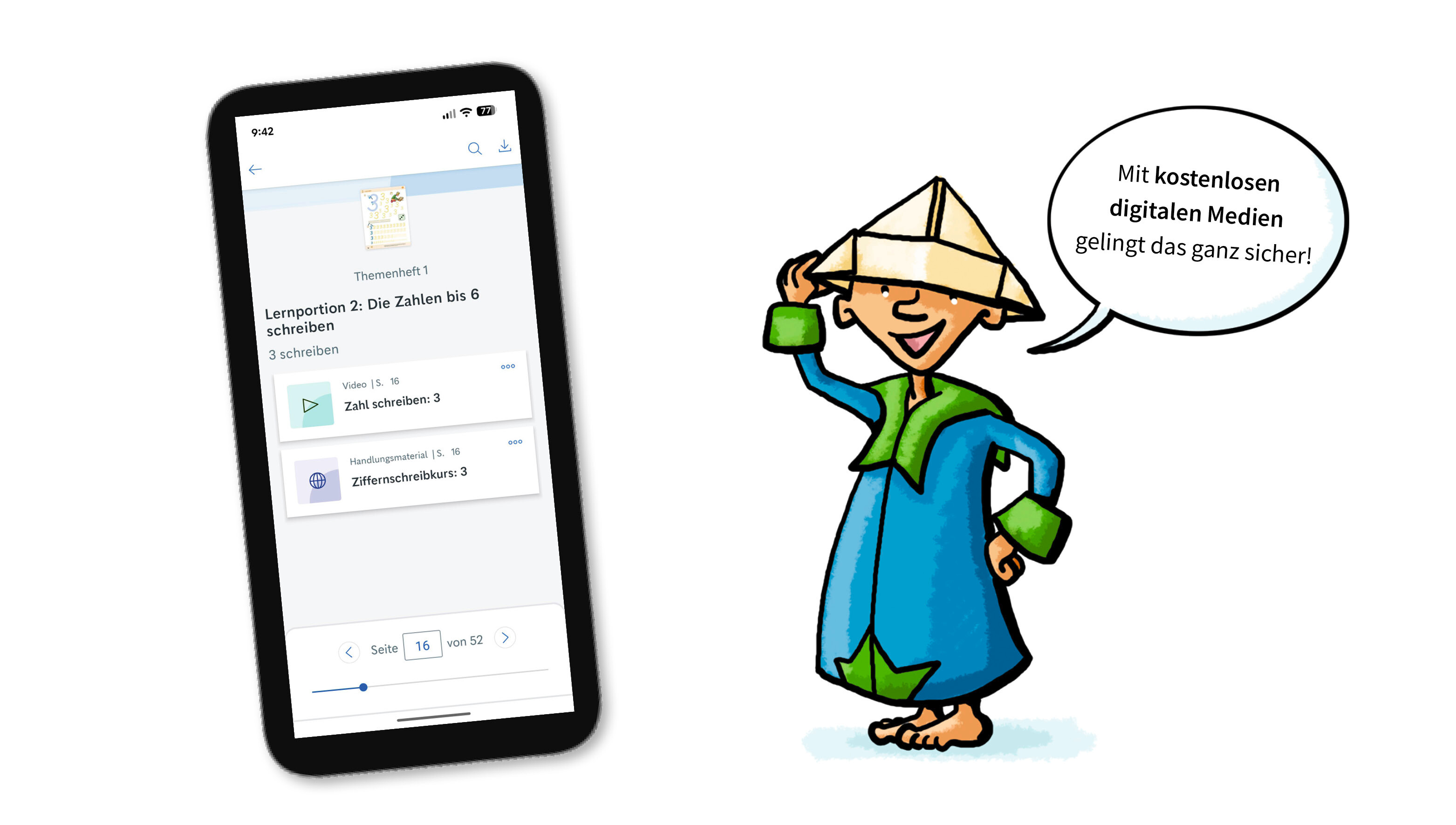 Screenshot Einstern Materialpaket Cornelsen Lernen App