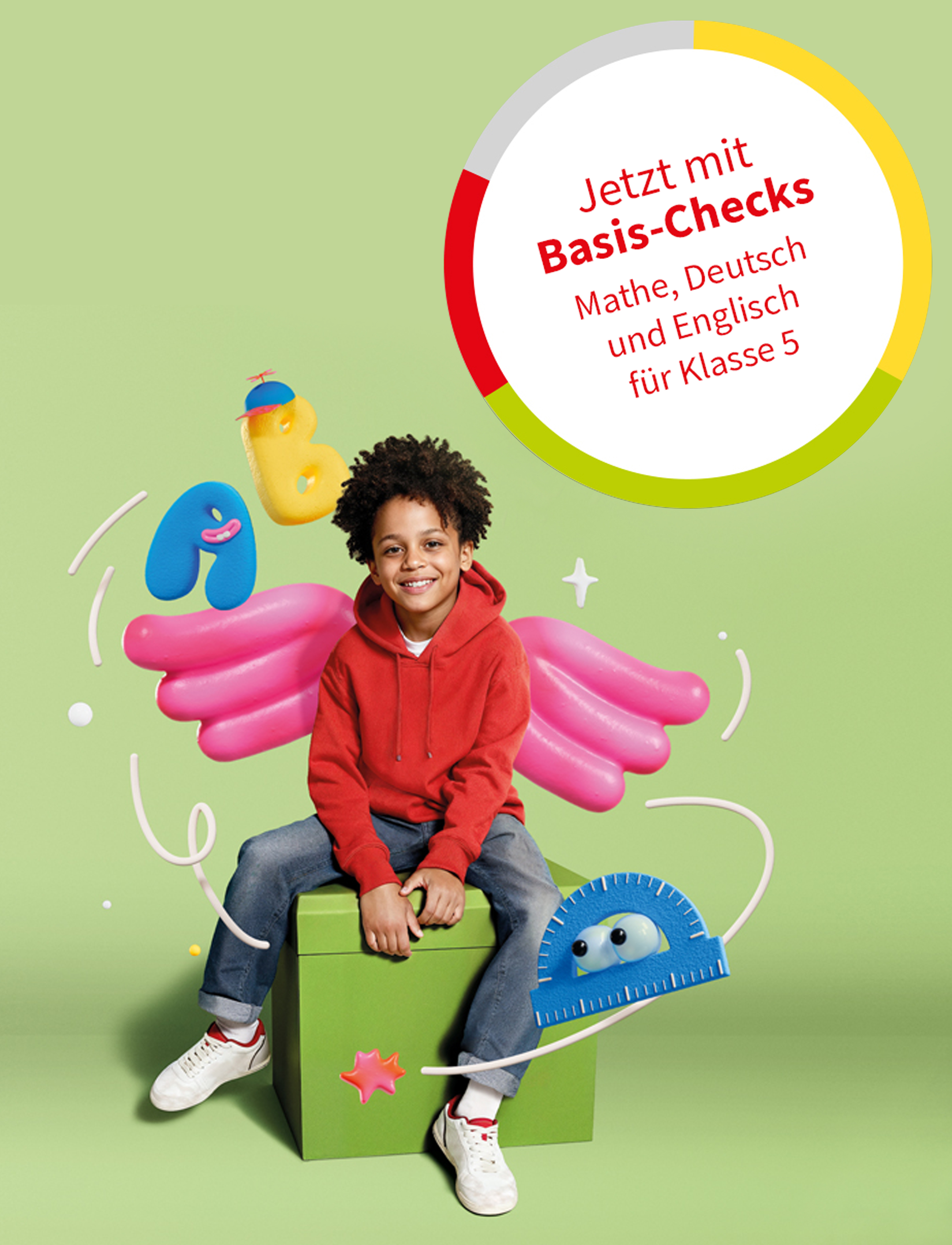 Neue Basis-Checks Mathe, Deutsch und Englisch für Klasse 5
