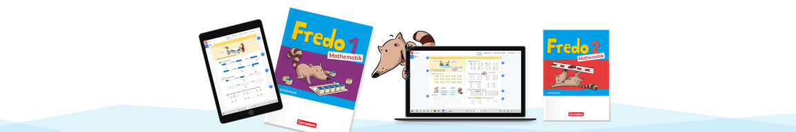 Fredo - Mathematik Ausgabe A - 2021 auf Tablet, als Buch und auf Laptop