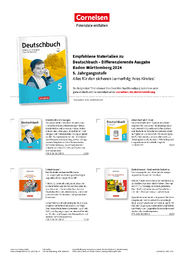 Elterninfo Deutschbuch Differenzierende Ausgabe Baden-Württemberg 2024