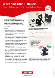 Bastelanleitung für eine tolle Tinto-Maske