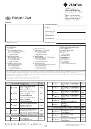 Veritas Gesamtverzeichnis