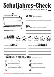Schuljahres-Check