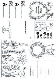Kopiervorlage Mini-Buch