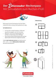 Zahlenzauber Rechenpass