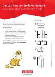 Jo-Jo Mathematik 1x1-Pass