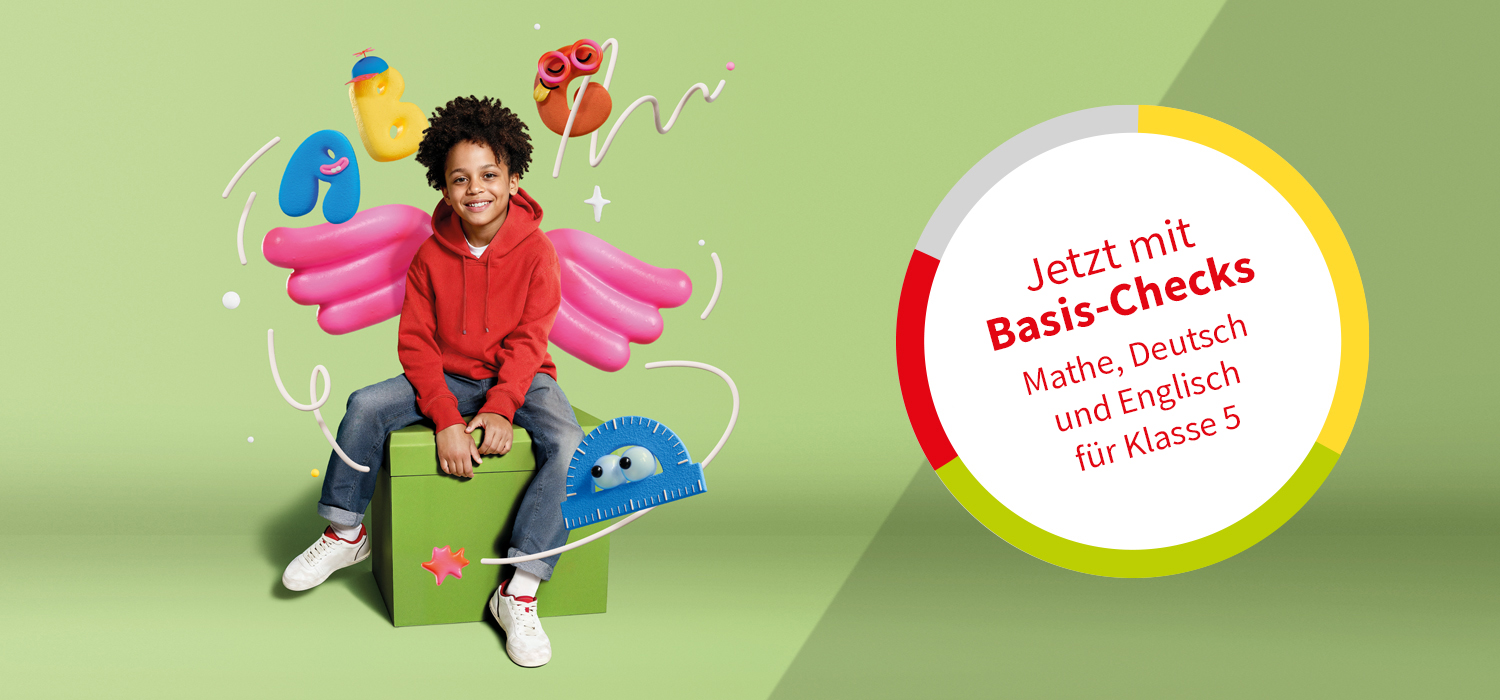 Neue Basis-Checks Mathe, Deutsch und Englisch für Klasse 5